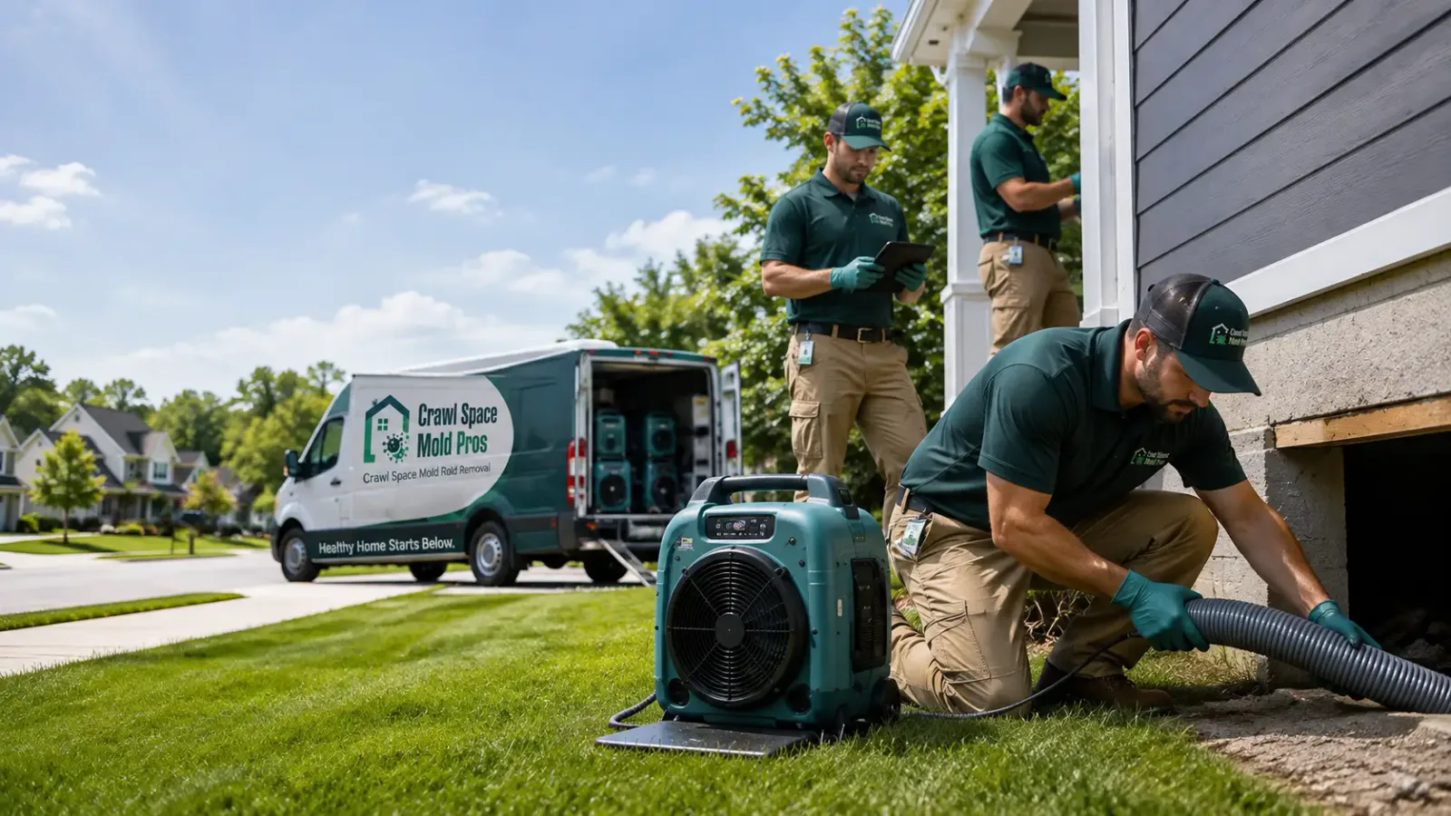 Crawl Space Mold Removal in Brinkhaven, OH